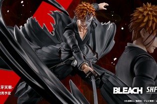 「BLEACH」から虚化する「黒崎一護」が可動フィギュア化！死覇装には服の印象的な翻りを再現できる可動機構を採用 画像