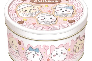 「ちいかわ」クリスマス気分を盛り上げる！個包装のデザインまで可愛い、ホールケーキのような缶とツリー形のお菓子BOXが展開 画像
