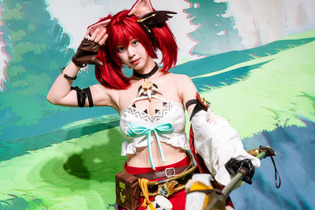 【コスプレ】中国人気の美女レイヤーが勢揃い！ケモミミやエルフ、セーラー服まで登場するファンタジーワールドRPG『アズールプロミリア』【写真22枚】 画像