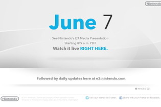 【E3 2011】任天堂、E3発表会の様子をウェブキャストで中継 画像