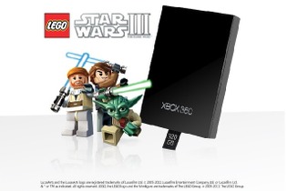 今月末にXbox 360の320GB HDDが発売、『Lego Star Wars III』DLコードが同梱 画像