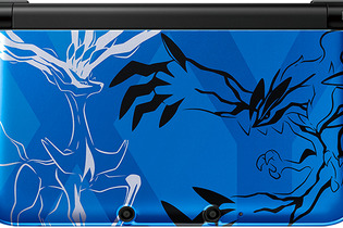 新作ポケモンに3DS LL同梱版が登場！「ポケットモンスター X パック / ポケットモンスター Y パック ゼルネアス・イベルタル ブルー」 画像