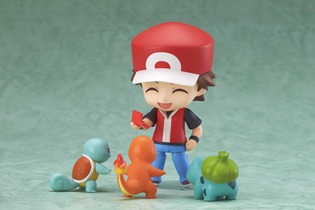 伝説のポケモントレーナー「レッド」が「ねんどろいど」に登場、「ポケモンセンター」で予約受付中 画像