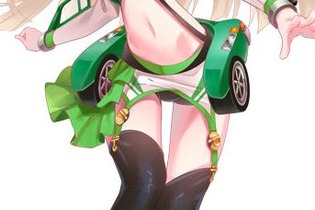 DMM、今度は“スポーツ車や芝刈り機”を擬人化！『レーシング娘。』発表…ワックスがけや、服が透けるシャワー要素も 画像