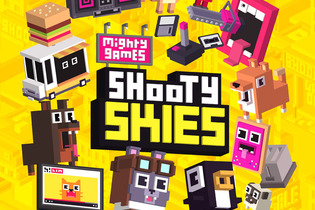 【60秒アプリタッチ】『Shooty Skies』－コミカルなキャラクターが飛び回る縦シューティング 画像