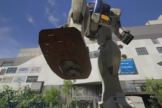 「その迫力、もはや恐怖」…『ガンダムVR ダイバ強襲』PV公開！ ザクの攻撃を受けてガンダムの手に避難 画像