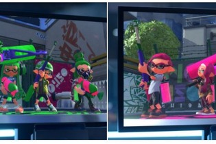 ニンテンドースイッチ映像に 『スプラトゥーン』公式が反応 「新種のイカ…？」 画像