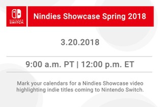 米任天堂、インディータイトル紹介番組「Nindies Showcase Spring 2018」を海外向けに放送 画像