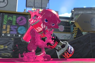 『スプラトゥーン2』ロングブラスターカスタムが登場―「カーリングボム」×「バブルランチャー」で暴れまわろう！ 画像