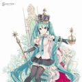 王冠をかぶったゴージャスな「初音ミク」フィギュアが、3月9日11時から予約開始！公式絵も手掛けるiXima先生のイラストを立体化