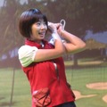 【CAPCOM Wii&DS新作タイトル発表会】井上和香さんと江連プロが『WE LOVE GOLF!』をプレイ!