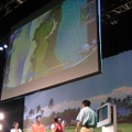 【CAPCOM Wii&DS新作タイトル発表会】井上和香さんと江連プロが『WE LOVE GOLF!』をプレイ!