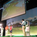 【CAPCOM Wii&DS新作タイトル発表会】井上和香さんと江連プロが『WE LOVE GOLF!』をプレイ!