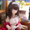 『デレマス』より、大胆なオフショルダーニットを着た「鷺沢文香」が立体化！限定版には表情がよく見える“前髪”と“微笑み顔”パーツなどが付属