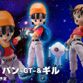 「ドラゴンボールGT」パン＆ギルが可動アクションフィギュアになって凛々しく登場