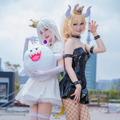 キングテレサ姫／猫宮すら。（X：@sura317）、クッパ姫／猫宮ハルナ（X：@Hapinachan_cos）