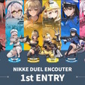 アクスタでも“背中で魅せる”とはな…『勝利の女神：NIKKE』のカードゲーム『NIKKE DUEL ENCOUNTER』を遊ぶ様子がなかなかに凄い