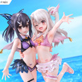 ぷにぷにのお腹に惹かれる？「Fate/kaleid liner プリズマ☆イリヤ ツヴァイ！」より「イリヤ」と「美遊」が立体化―キュートな水着で夏を楽しむ2人がほほえましい