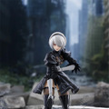 この太もも動かせるぞ！「NieR:Automata Ver1.1a」より「2B」がfigma化―ディスプレイを盛り上げる「ポッド０４２」「白の契約」なども付属