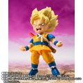 「ドラゴンボールDAIMA」より「スーパーサイヤ人孫悟空(ミニ)」がアクションフィギュア化！如意棒や“ニヤリ顔”含む3種表情パーツなど付属