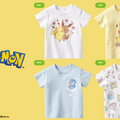 ピカチュウ＆イーブイのじゃれあうデザインが可愛い！ユニクロから『ポケモン』ベビー向けうUTコレクション4商品が登場