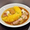 リンレン2色のバナナカレー