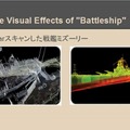 実際の戦艦をレーザースキャンでポリゴン化