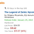 北米版「ゼルダの伝説 大全」発売と同時にアマゾントップセラーランキング1位に