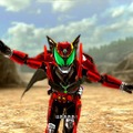 『仮面ライダー バトライド・ウォー』放映中の「仮面ライダーウィザード」から「オールドラゴン」参戦