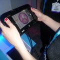 レース中のWii U GamePadはこんな感じ。ハンドル操作とスティック操作も切り替え可能です