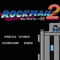 『ロックマン2 Dr.ワイリーの謎』タイトル画面