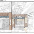 毛馬本駅イメージ図(在来線側)