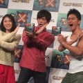 【レポート】『モンハン クロス』TVCM完成発表会にDAIGO、井上聡、松岡茉優、武井壮が集合