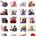 ゲーム内ドットを使用した『ブレイブルー』LINEスタンプ第3弾の配信開始