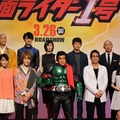 45年ぶりのマスクオフ姿！藤岡弘、再び「仮面ライダー1号」ライダースーツで参上