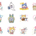 「妖怪ウォッチ」がゆるくて可愛いLINEアニメスタンプに！ 映画版のキャラも収録