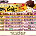 『夢色キャスト』“対決公演 ジェネシス-GENJI-”がスタート―FiFS描き下ろしキャストカードや新曲登場のイベントも