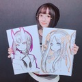 『FGO』「カルデア放送局」で悠木碧さんが描いたイラストのプレゼントが決定！「アビー」と「酒呑」の2作品を抽選で2名様に