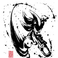 『ソニック・ザ・ヘッジホッグ』誕生28周年『墨絵 超音速針鼠』が登場─23日から「ソニック バースデー2019」にて先行発売！
