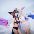 【コスプレ】真夏の夜にネロ、ナルメアほか人気キャラが魅惑！「ラグコス2019」水着美女レイヤーまとめ（後編）【写真122枚】