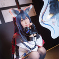 【コスプレ】『アークナイツ』テキサス伊織もえが秋葉原でハッピーバレンタインをお届け！【写真23枚】