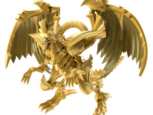 金色に輝く三幻神…！「遊戯王」ラーの翼神竜が神々しく降臨―大きな翼は自在に動き、球体形にもなる広い可動域 画像