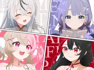 VTuberグループ「ぶいすぽっ！」中華圏プロジェクトが始動！8月28日より4名のライバーがデビュー、フルアニメーション映像も公開 画像