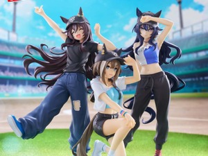 『ウマ娘』シュヴァルグラン、ヴィルシーナ、ヴィブロスが「BoC’z」の姿で立体化！2026年にプライズ展開 画像