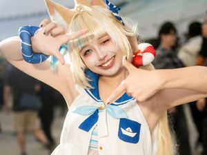 【コスプレ】健康的な肉体美で弾けんばかりのポージングを披露！台湾美女の「サバ・サメコ」がキュートな魅力全開すぎた【写真9枚】 画像