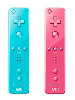 任天堂、Wiiリモコンの新色に「アオ」「ピンク」を追加