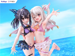 ぷにぷにのお腹に惹かれる？「Fate/kaleid liner プリズマ☆イリヤ ツヴァイ！」より「イリヤ」と「美遊」が立体化―キュートな水着で夏を楽しむ2人がほほえましい