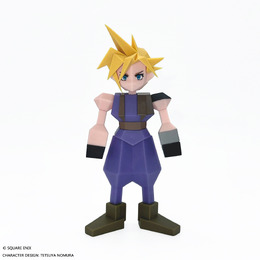 懐かしい“ポリゴン”姿を完全再現！『FF7』より「クラウド・ストライフ」がソフビフィギュア化ー各部が可動し簡単なポージングも