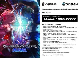 グラブル格ゲー『グラブルVS ライジング』が合計6種類の絵柄を揃えてSteamキー付きブロマイド「ゲムマイド」に参戦！