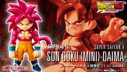 小さくなっても圧倒的迫力！「ドラゴンボールDAIMA」より「スーパーサイヤ人4孫悟空(ミニ)」がアクションフィギュア化